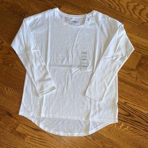 🌟2/$20!🌟 Girls high/low white t-shirt